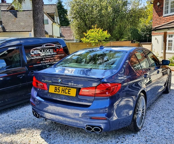 Vehicle after professional polishing