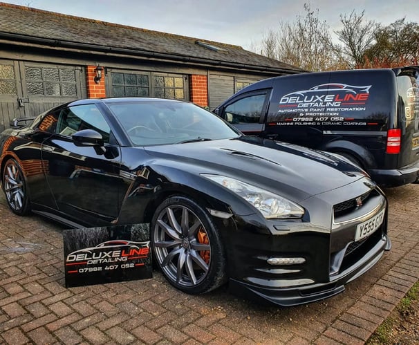 Ceramic protection applied to vehicle