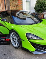 Ceramic coating on luxury vehicle