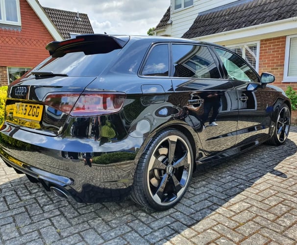 Vehicle after professional polishing