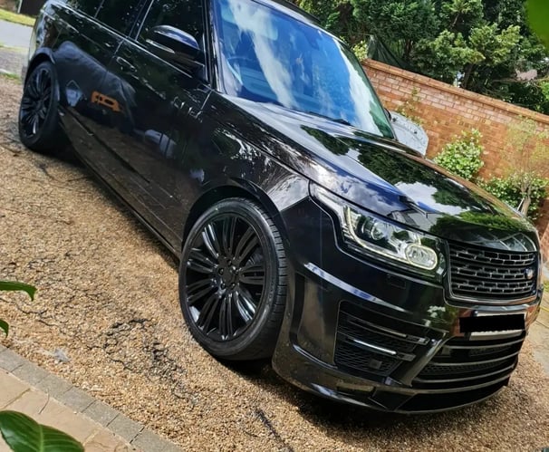 Ceramic protection applied to vehicle